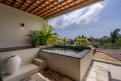 Luxe 1BR Canggu Studio | Rice Fields Pool Balcony in Canggu, Bali — image 16