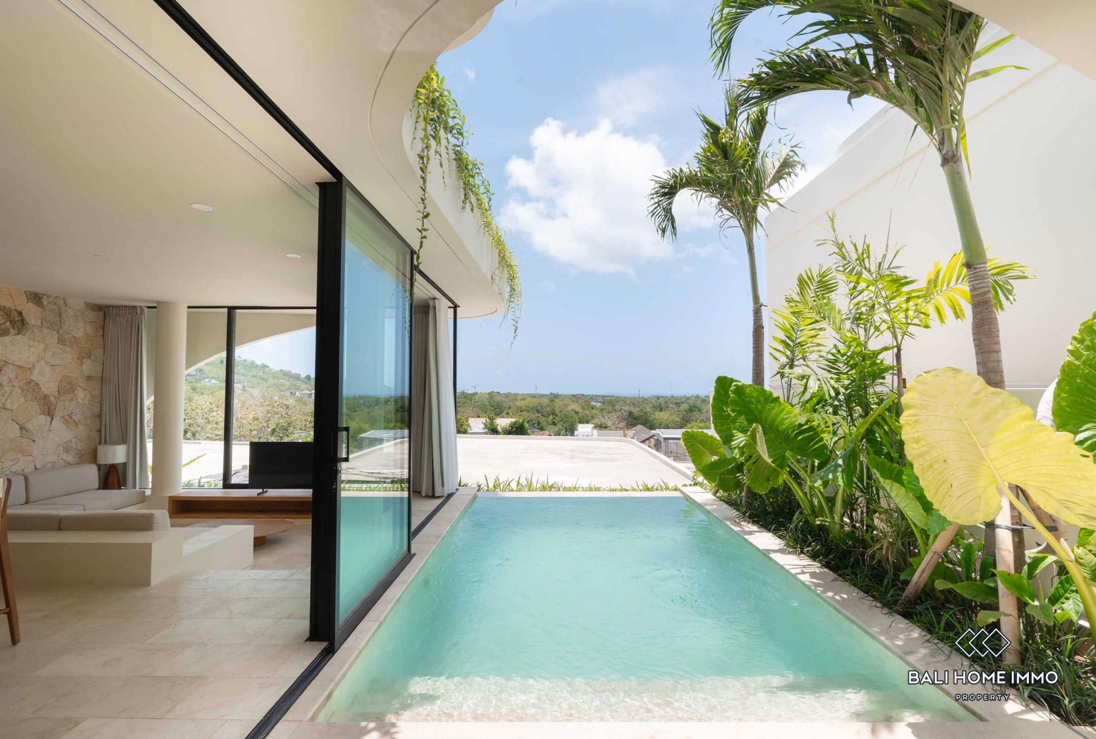 BEAUTIFUL OCEAN VIEW 3 BEDROOMS VILLA FOR MONTHLY RENTAL IN ULUWATU – BINGIN — image 2