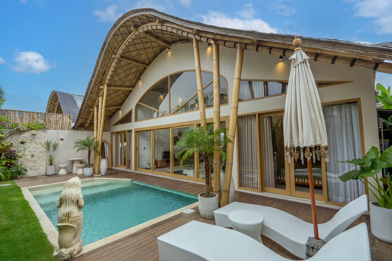 Central Canggu 2BR Tropical Bamboo Villa | Pool in Canggu, Bali — image 15