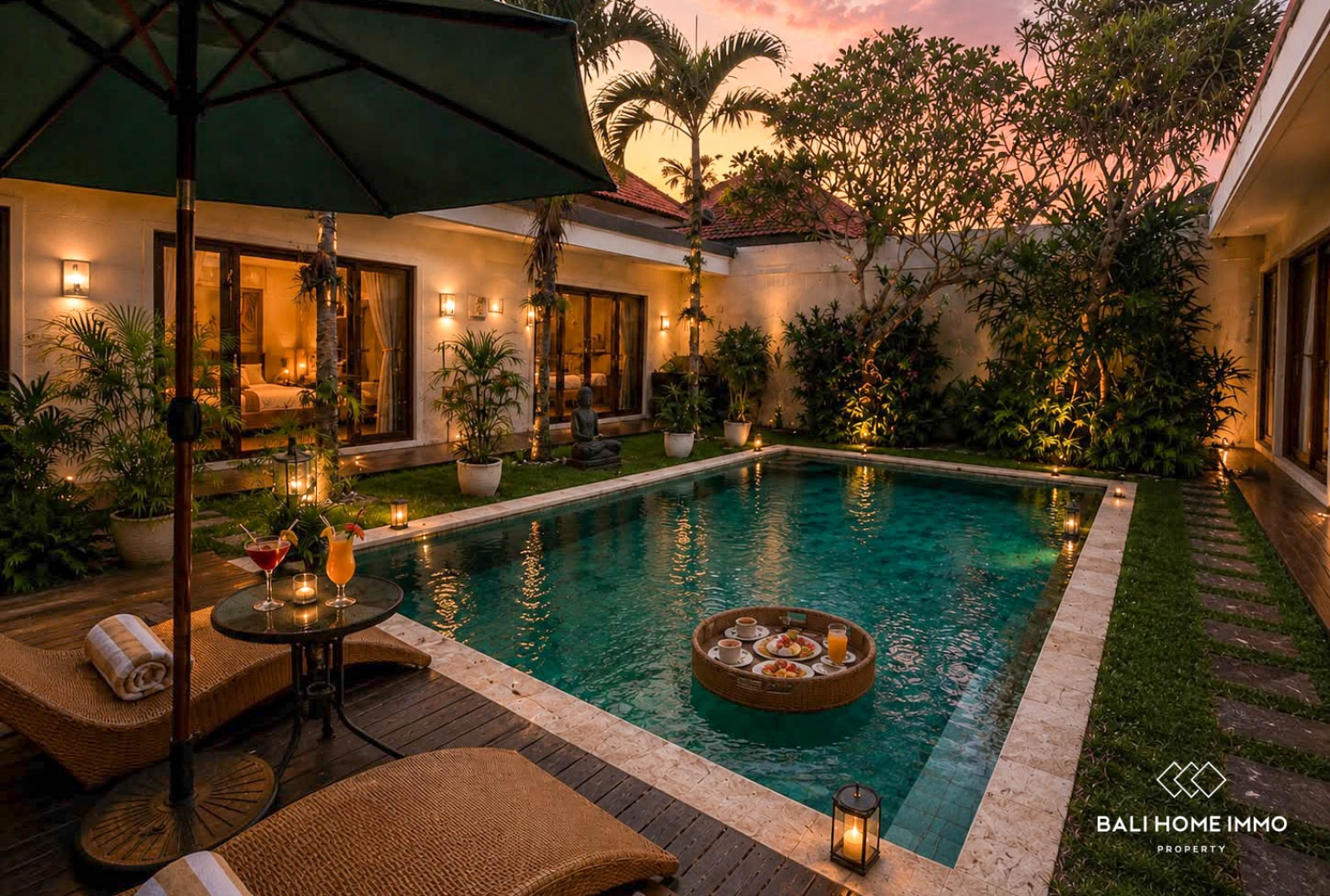 Charming 3 bedroom villa for rent in Canggu Berawa
