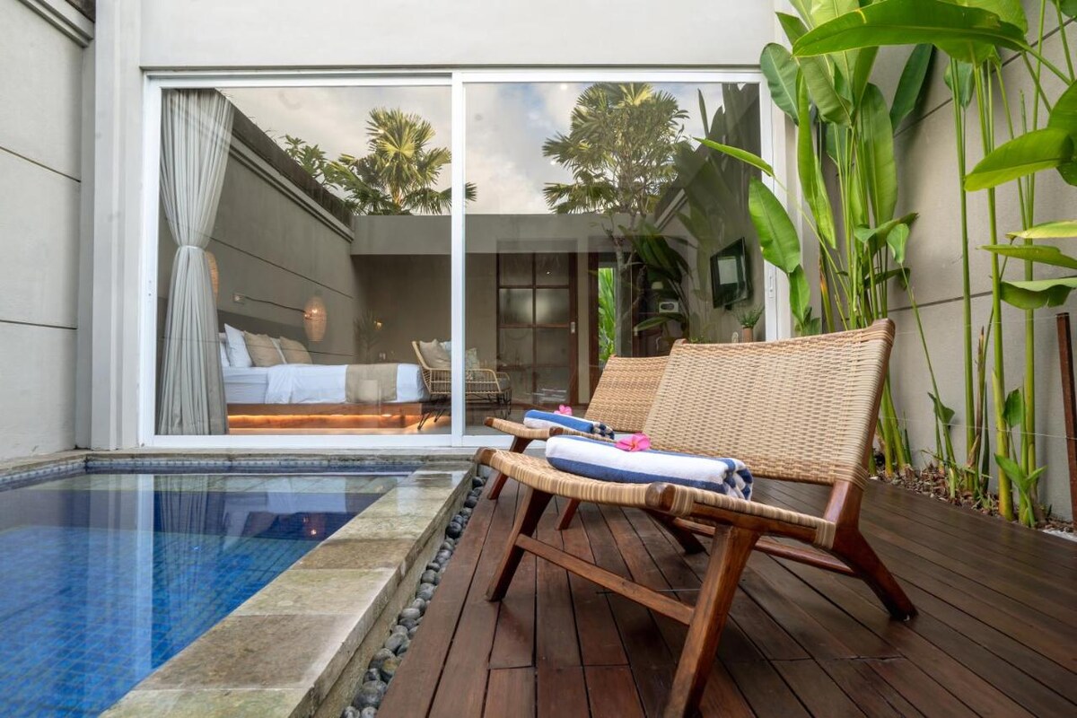 Simple Minimalist Calm 1 Bedroom Private Villa in Canggu — image 5