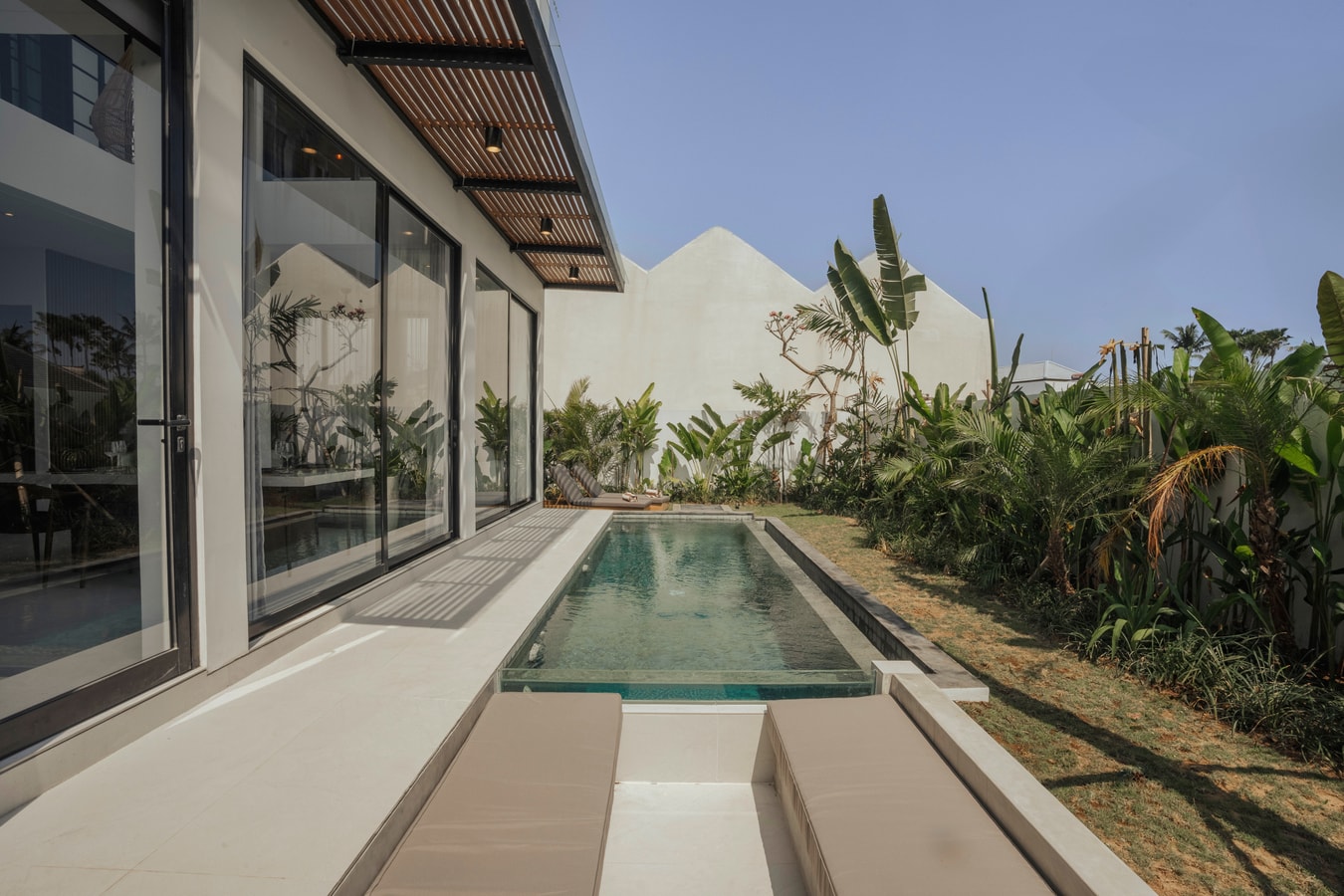 Luxurious 4BR Beachfront Canggu Villa w/ Pool in Canggu, Bali