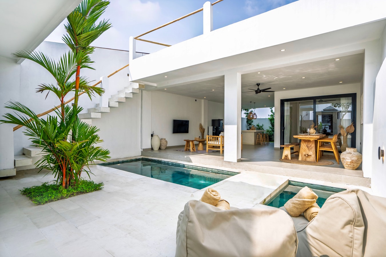 Modern Canggu 2BR Tropical Villa | Pool & Rooftop in Canggu, Bali