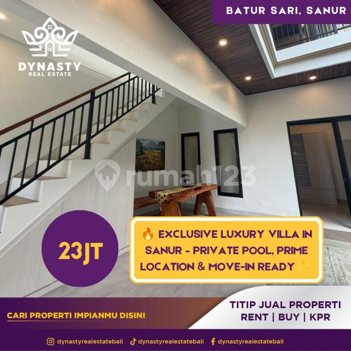 3-Bedroom Villa in Exclusive Sanur Area | vlr340164