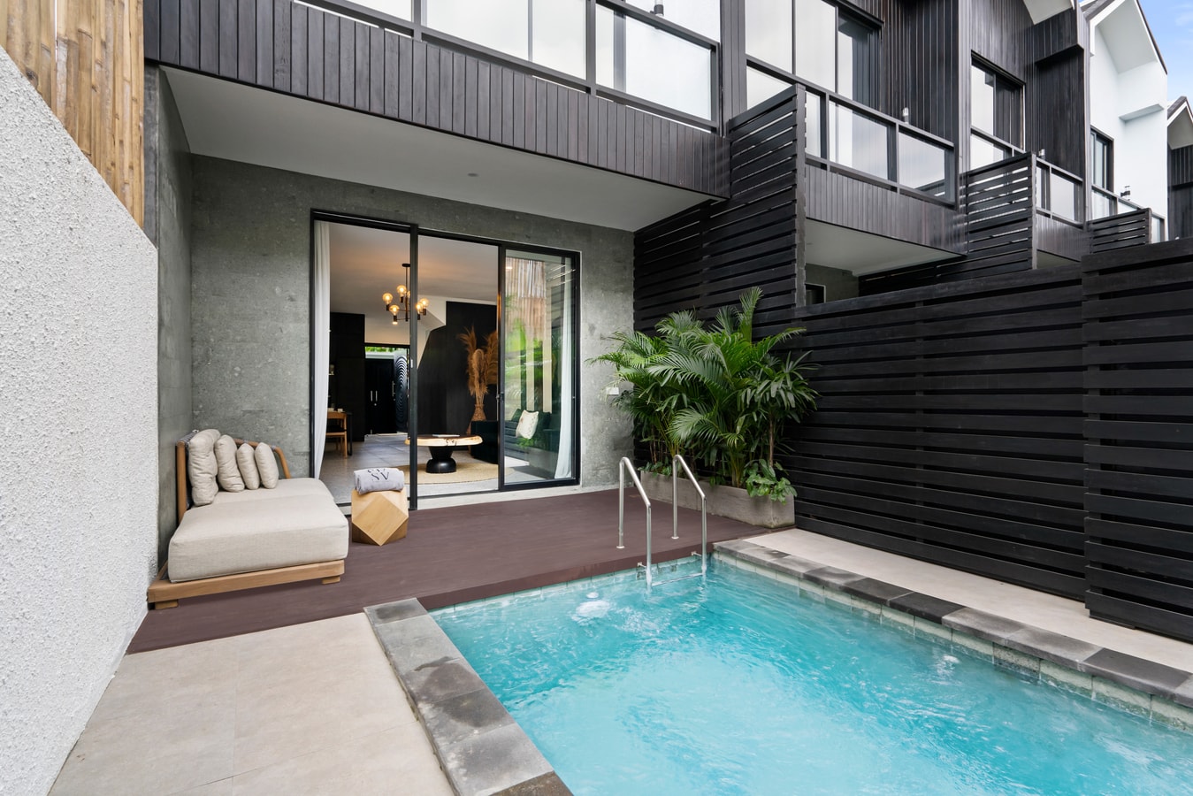 Canggu Sleek 2BR Villa | Pool, Near Nelayan Beach in Canggu, Bali