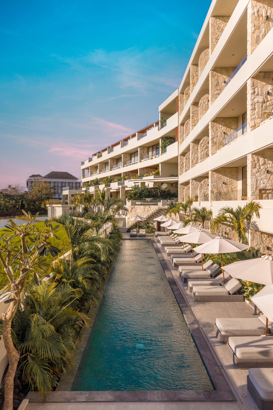 Luxe 1BR Canggu Studio | Sunset Paddy Pool Balcony in Canggu, Bali — image 19