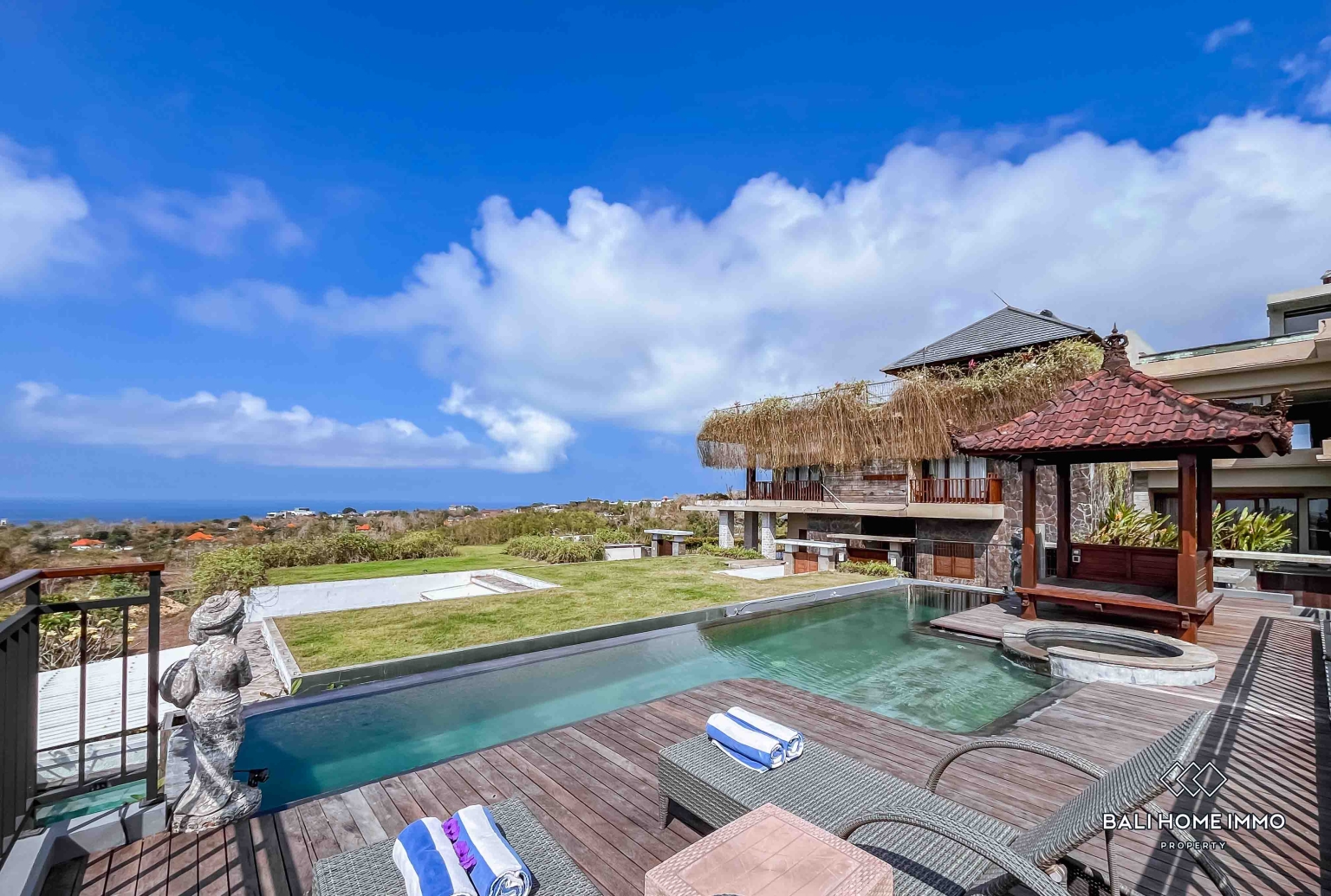 PEACEFUL OCEAN VIEW 2 BEDROOMS VILLA FOR YEARLY AND MONTHLY IN BALI - UNGASAN — image 1
