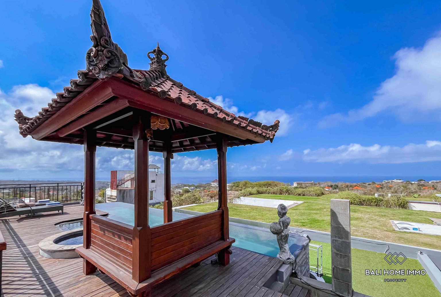 PEACEFUL OCEAN VIEW 2 BEDROOMS VILLA FOR YEARLY AND MONTHLY IN BALI - UNGASAN