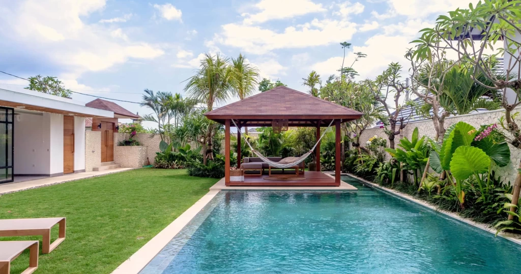 Book Villa Nonnavana Bali: Pool View Villa with Hammocks and Daybeds — image 9