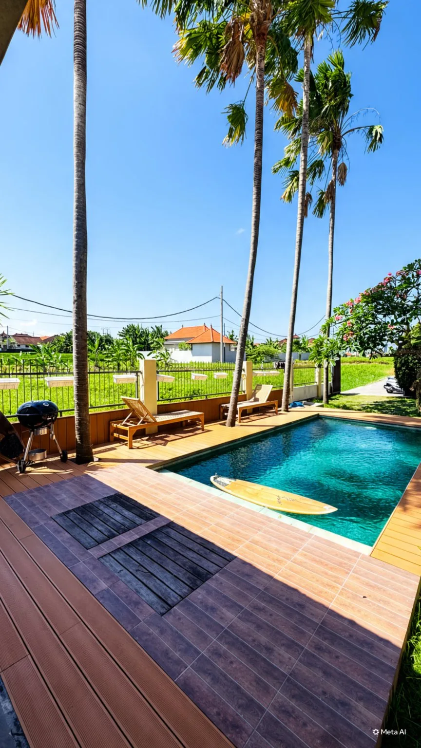 9-Bedroom Villa with Traditional Joglo Bedrooms in Canggu