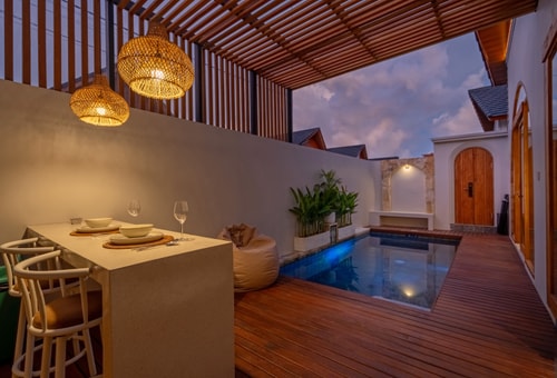 Ubud 2BR Luxe Rice Field Views Villa | Bathtub in Ubud, Bali — image 14
