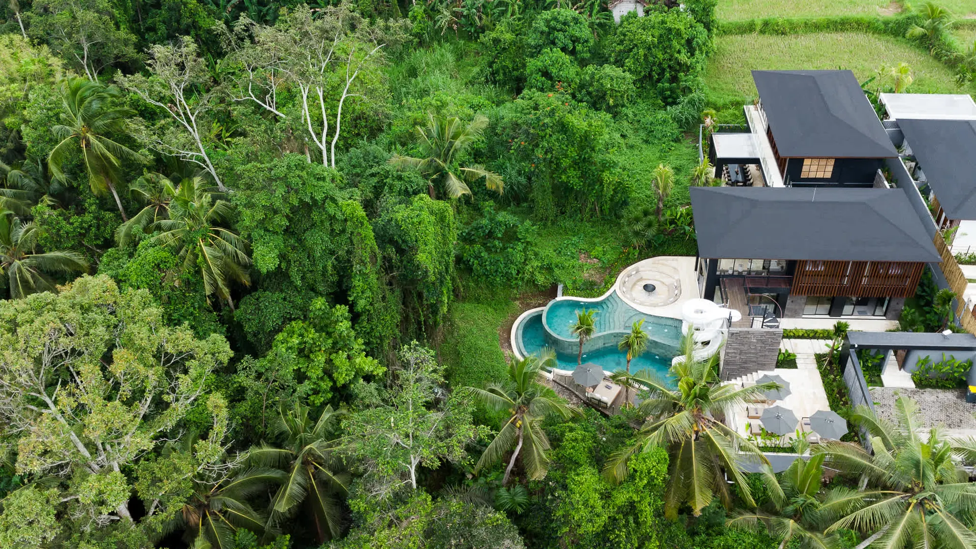 6 BR Jungle Infinity-Pool Villa Ubud — 6BR Villa Rental in Ubud — image 13