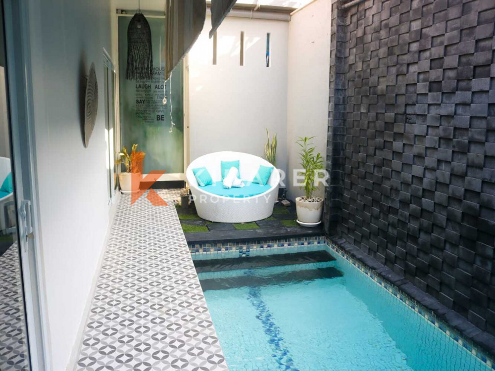 Minimalist Two Bedroom Closed Living Villa Situated in Kerobokan — image 2