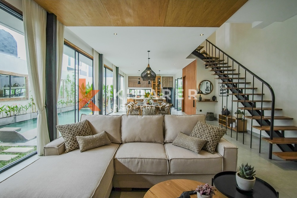 Stunning Private Villa with Three Bedrooms, Walking Distance to Cemagi Beach — image 9
