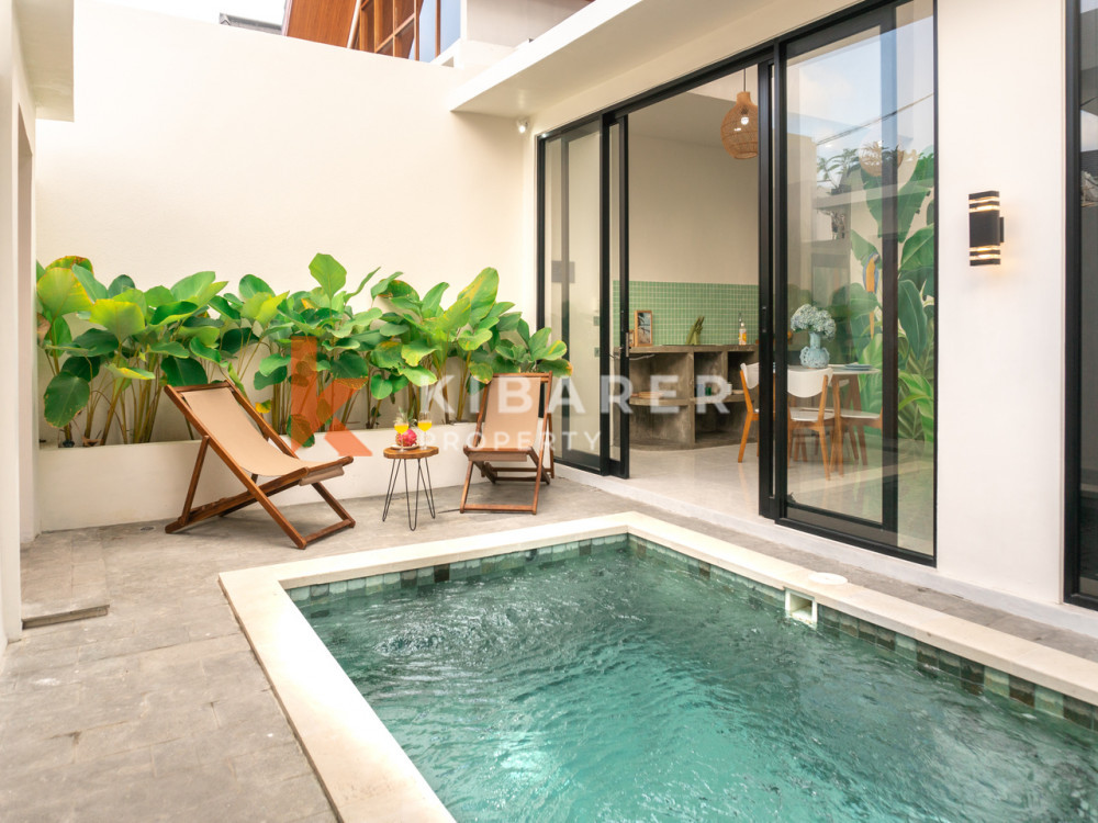 Bohemian Two-Bedroom Closed Living Room Villa Located in Kerobokan