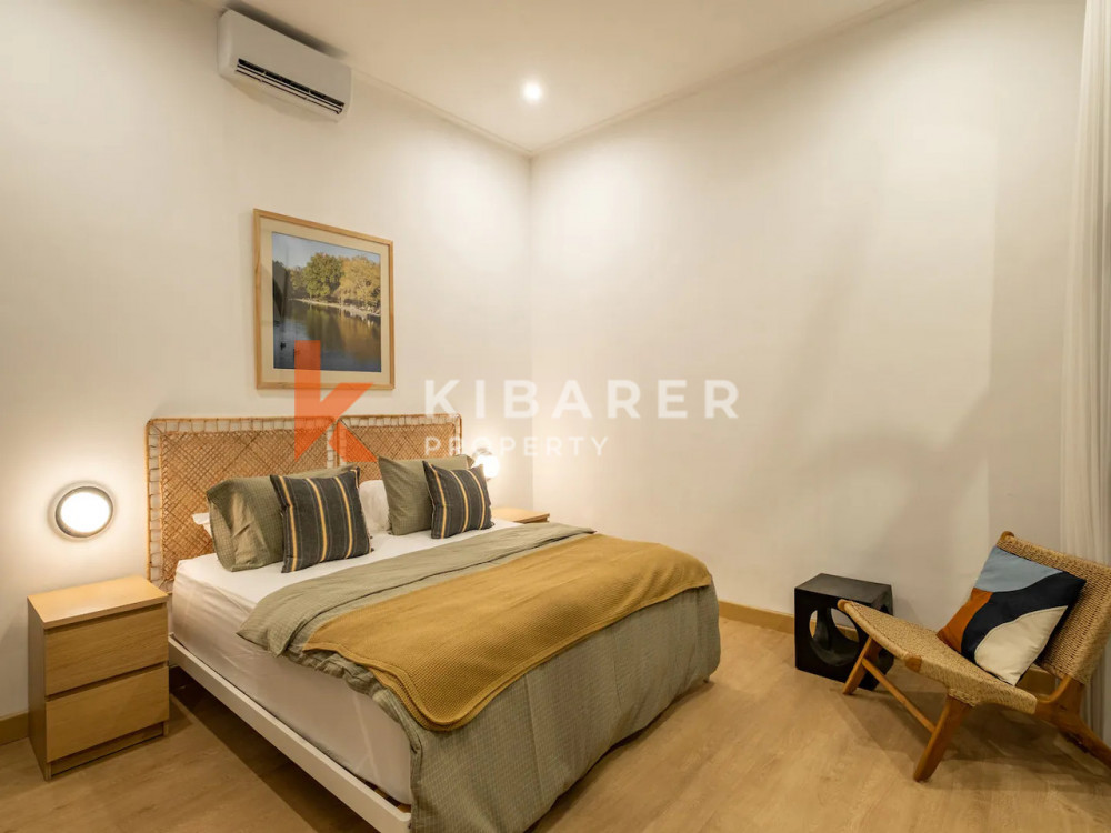 Stylish Two Bedroom Mediterranean Enclosed Living Room Villa Set in Canggu — image 6