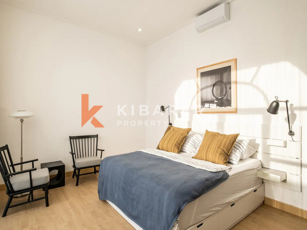 Stylish Two Bedroom Mediterranean Enclosed Living Room Villa Set in Canggu — image 10