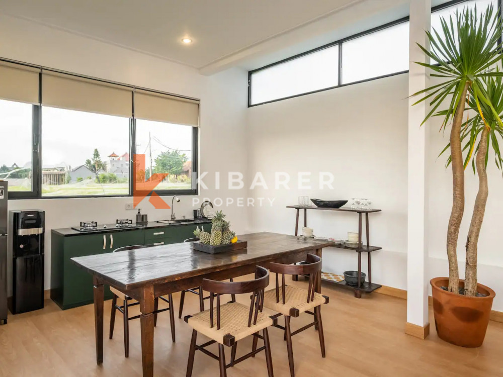 Stylish Two Bedroom Mediterranean Enclosed Living Room Villa Set in Canggu — image 4