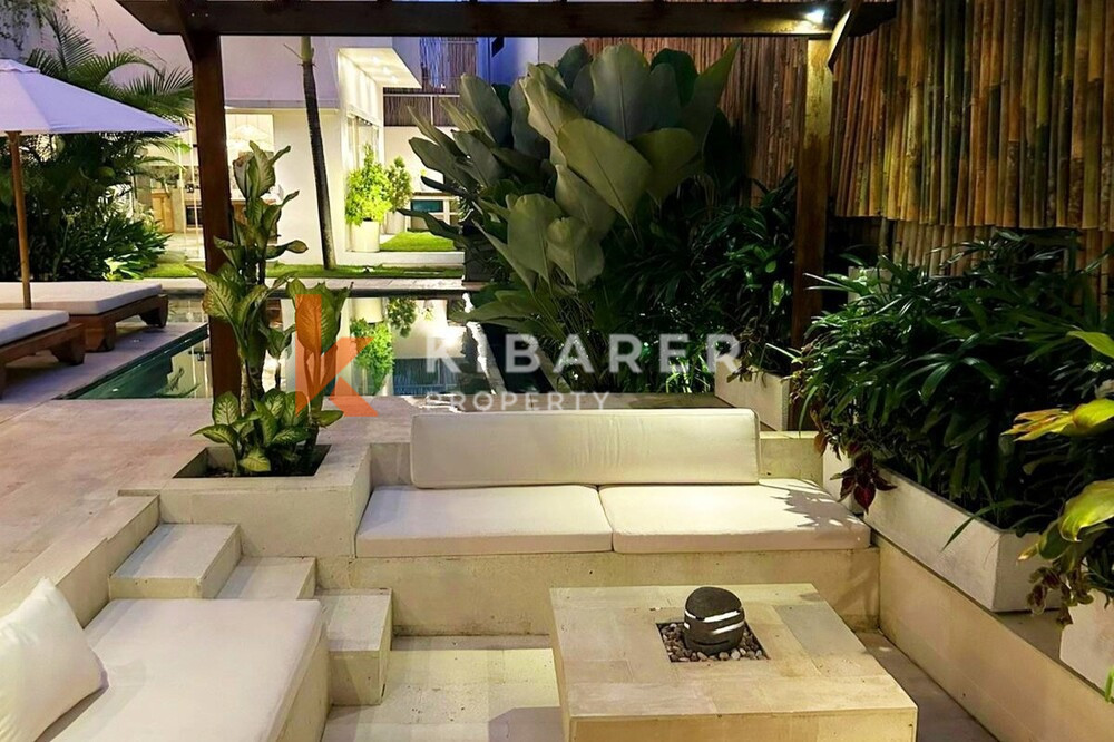 Luxe Three Bedroom Enclosed Living Room Villa Set in Pererenan — image 6