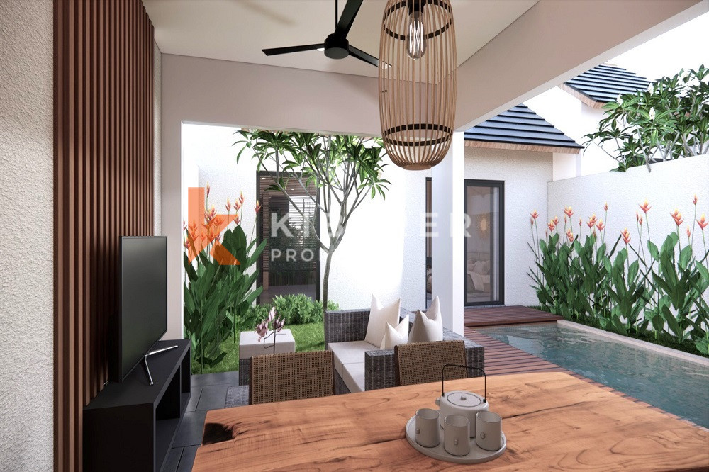 Offplan Modern Style New One-Bedroom Open Livingroom Villa in Munggu Area — image 2
