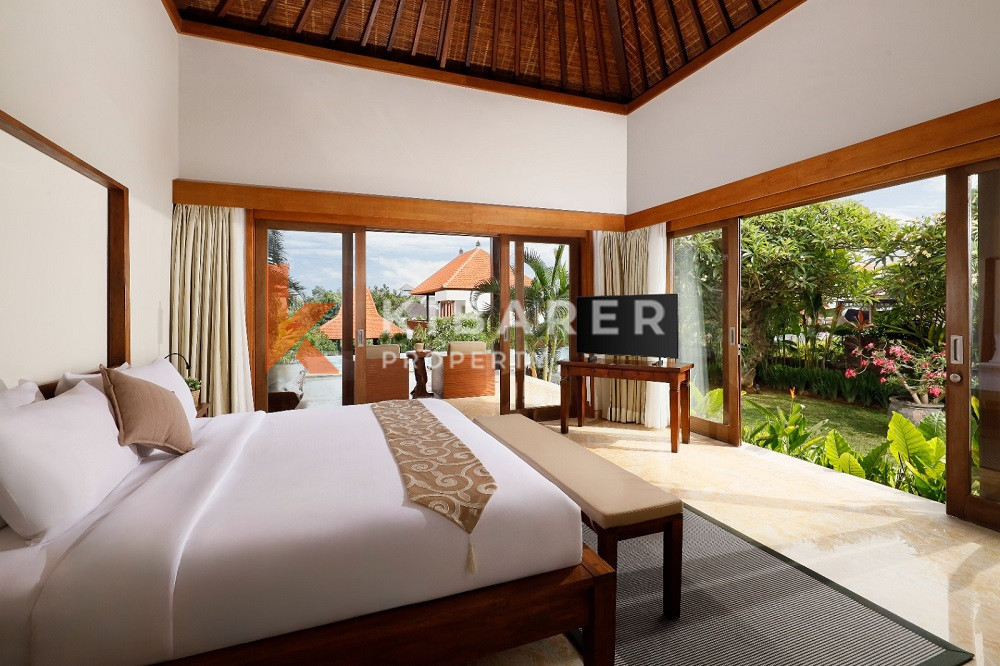 Epitome of Luxury Rustic Charm Three-Bedroom Enclosed Living Room Villa Situated in Canggu — image 8