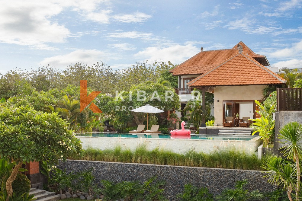 Epitome of Luxury Rustic Charm Three-Bedroom Enclosed Living Room Villa Situated in Canggu — image 1