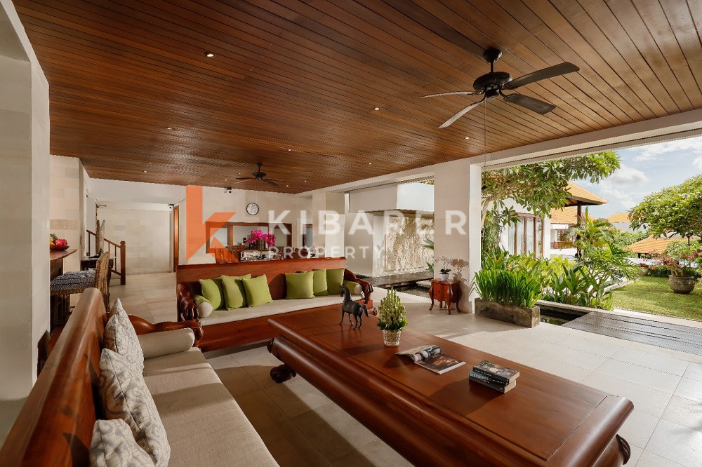 Epitome of Luxury Rustic Charm Three-Bedroom Enclosed Living Room Villa Situated in Canggu — image 4
