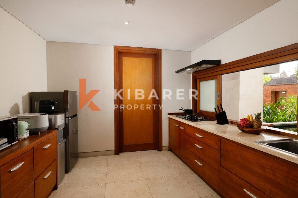 Epitome of Luxury Rustic Charm Three-Bedroom Enclosed Living Room Villa Situated in Canggu — image 3