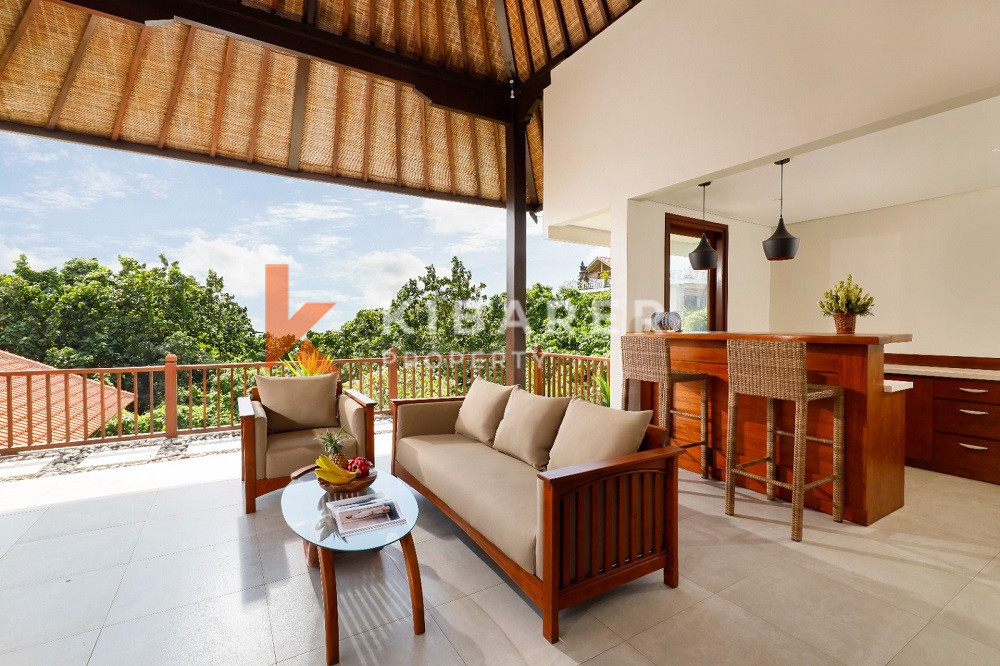 Luxury Rustic Charm Six-Bedroom Enclosed Living Room Villa Situated in Canggu — image 14
