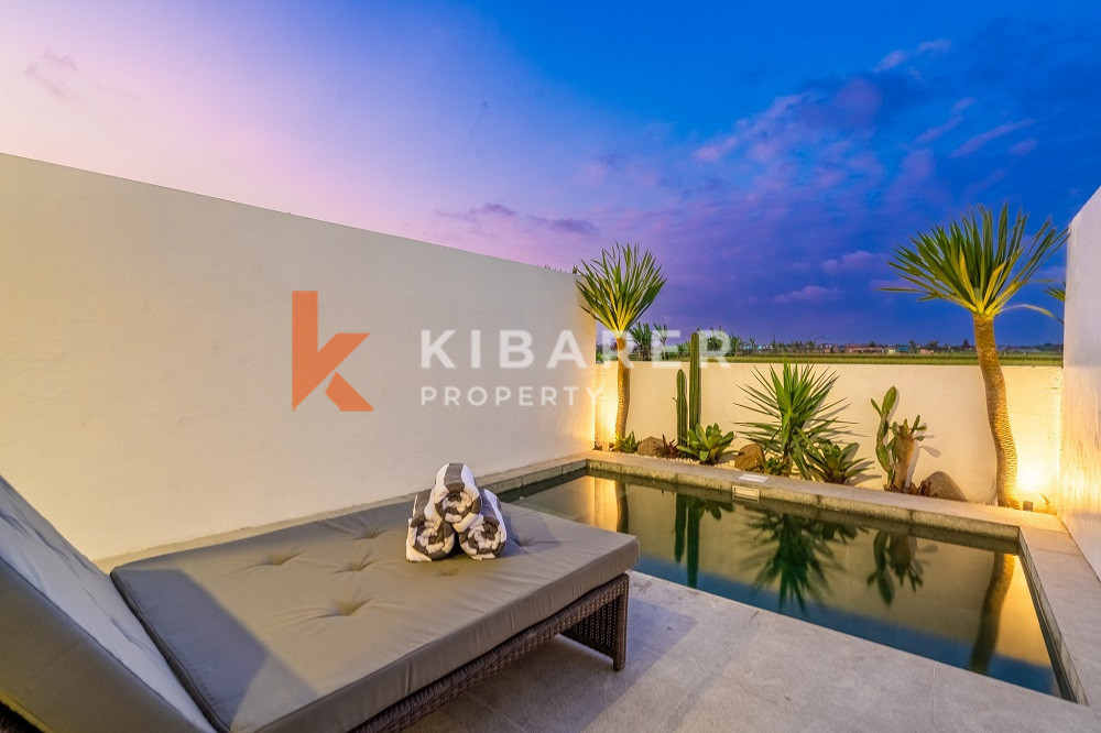 Modern Fully Furnished One-Bedroom Loft Enclosed Living in Pererenan Area — image 3