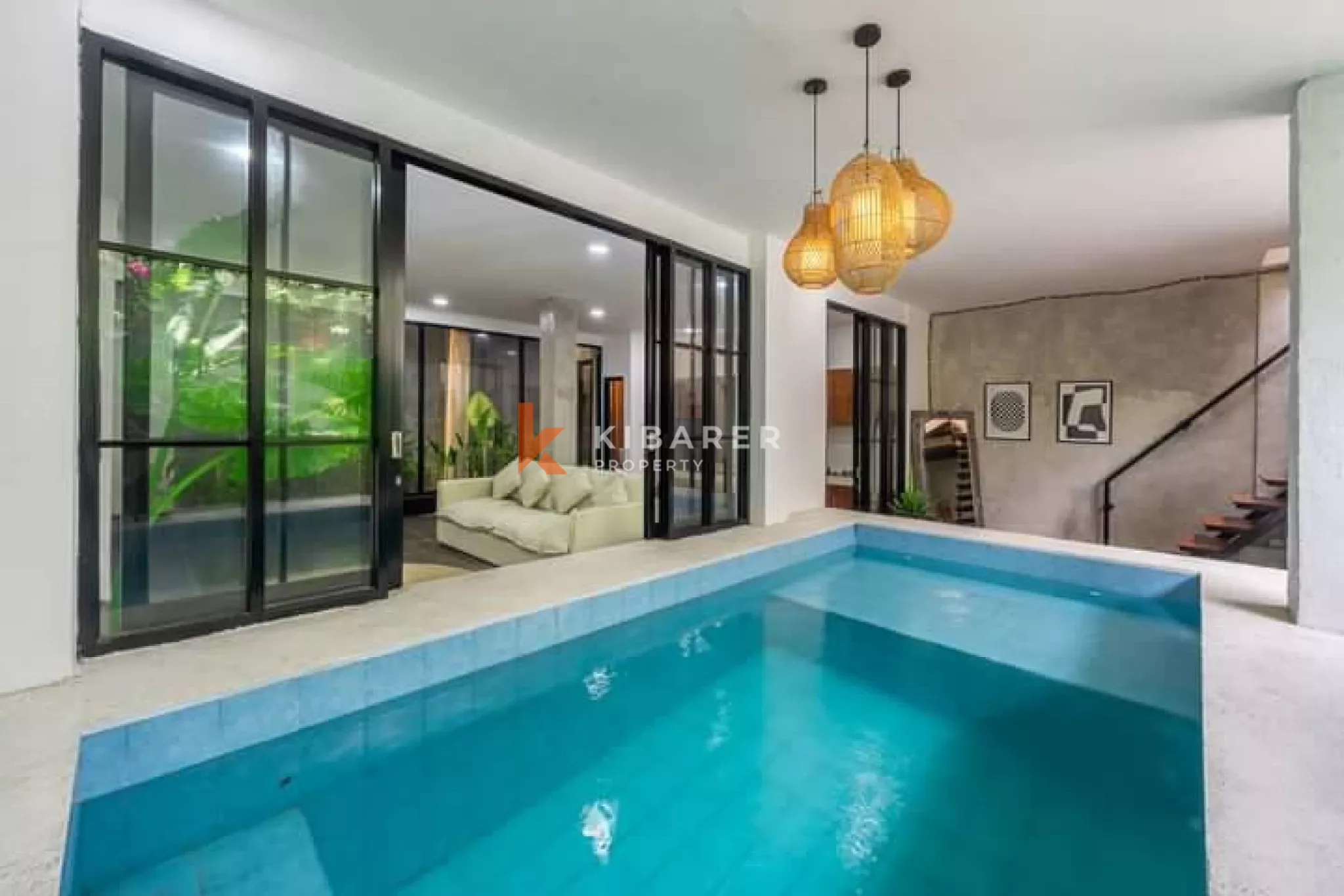 two-Bedroom Industrial-Style Villa with Enclosed Living in Berawa — image 1