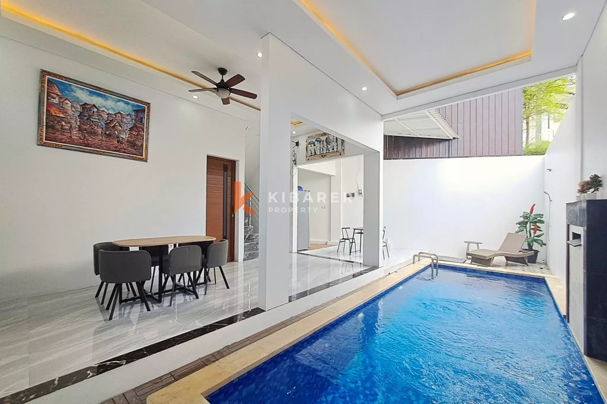 Charming Two-Storey Fully Furnished Three-Bedrooms Villa in Pererenan Area
