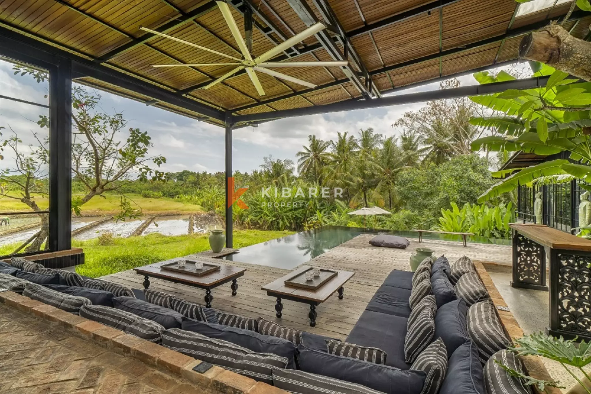 Open Four-Bedroom Villa with Rice Field Views in Tabanan — image 5