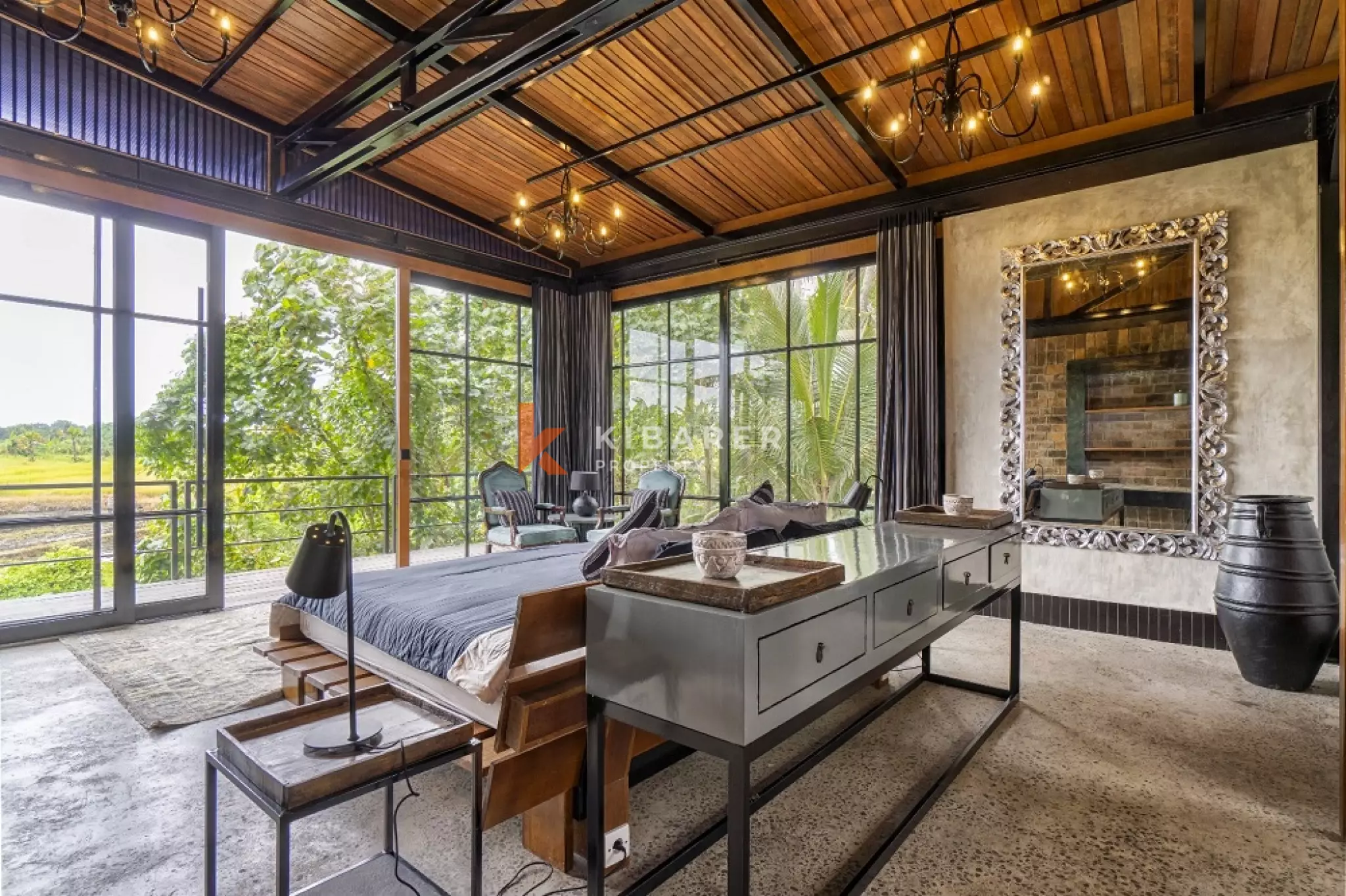 Open Four-Bedroom Villa with Rice Field Views in Tabanan — image 4