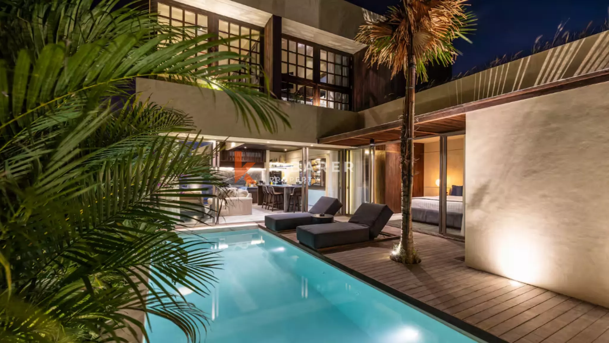 Stylish Two-Bedroom Villa with Private Pool and Soho Space in Ungasan