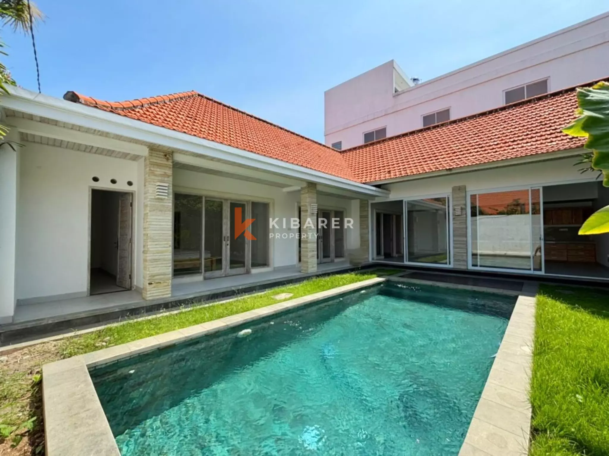 Hidden Gem Three Bedroom Semi-Furnished Villa in Canggu Area