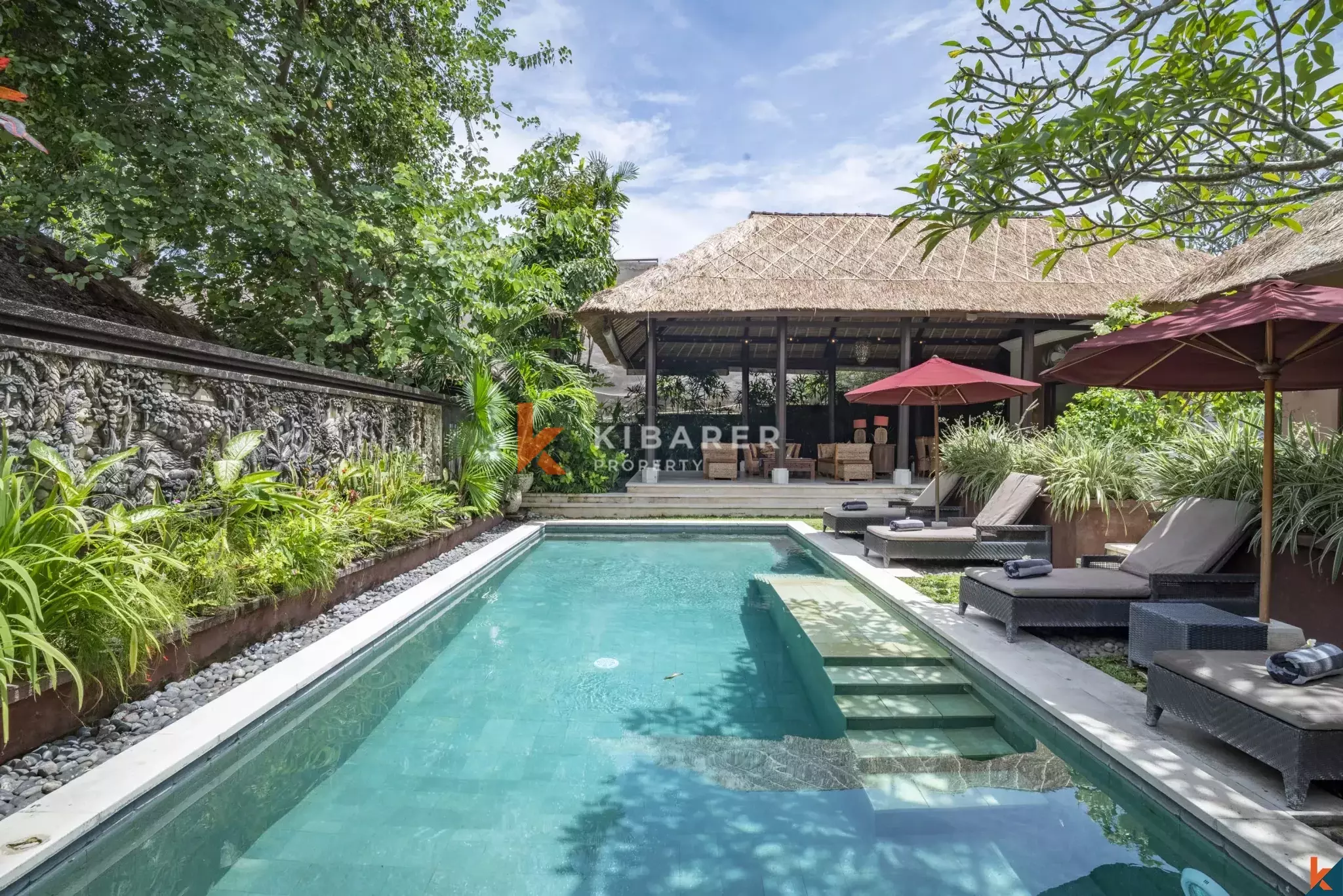 Peaceful Three-Bedroom Tropical Villa in the Heart of Pererenan