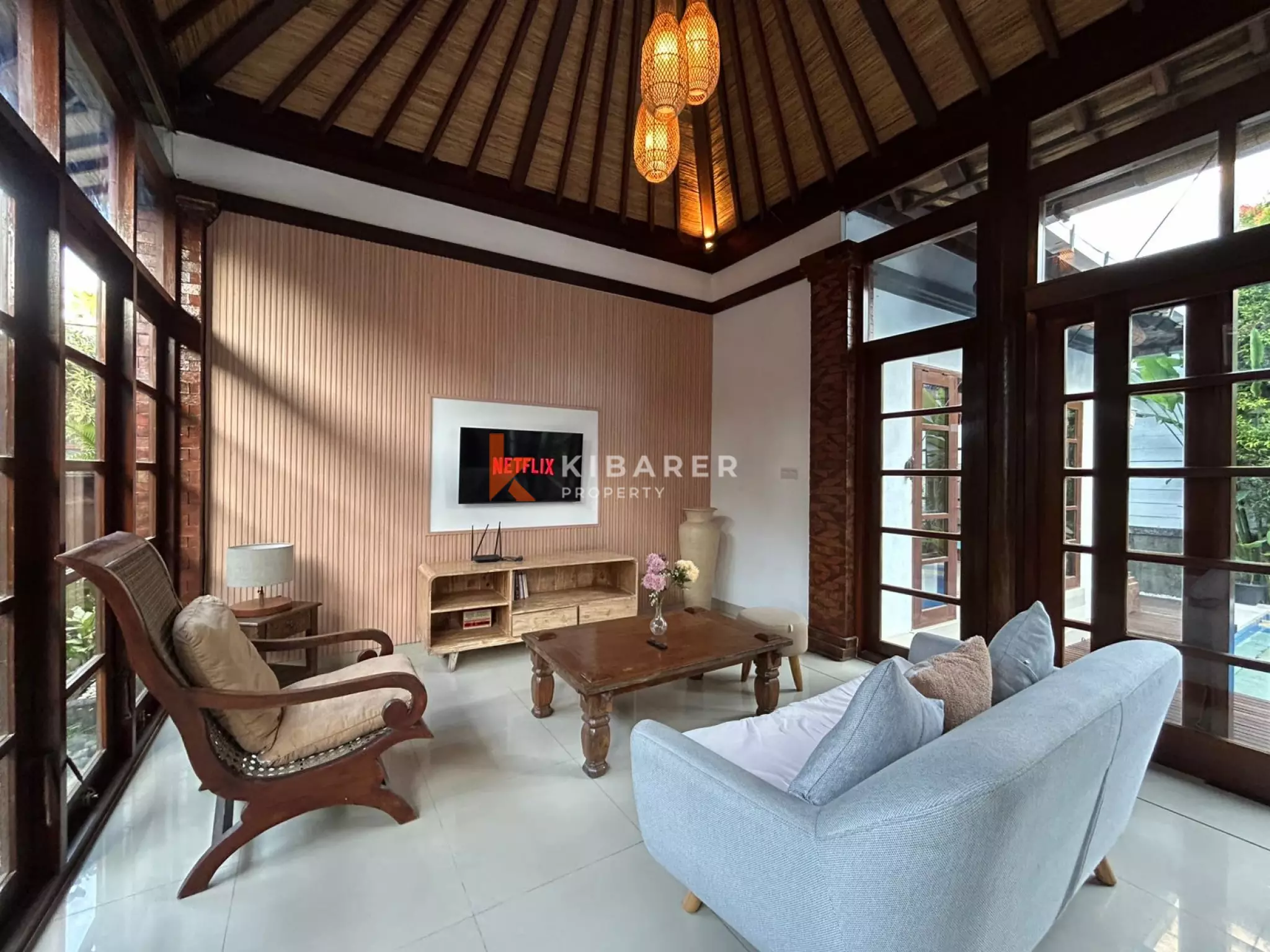Comfortable Three-Bedroom Villa with Enclosed Living and Private Pool in Canggu — image 12