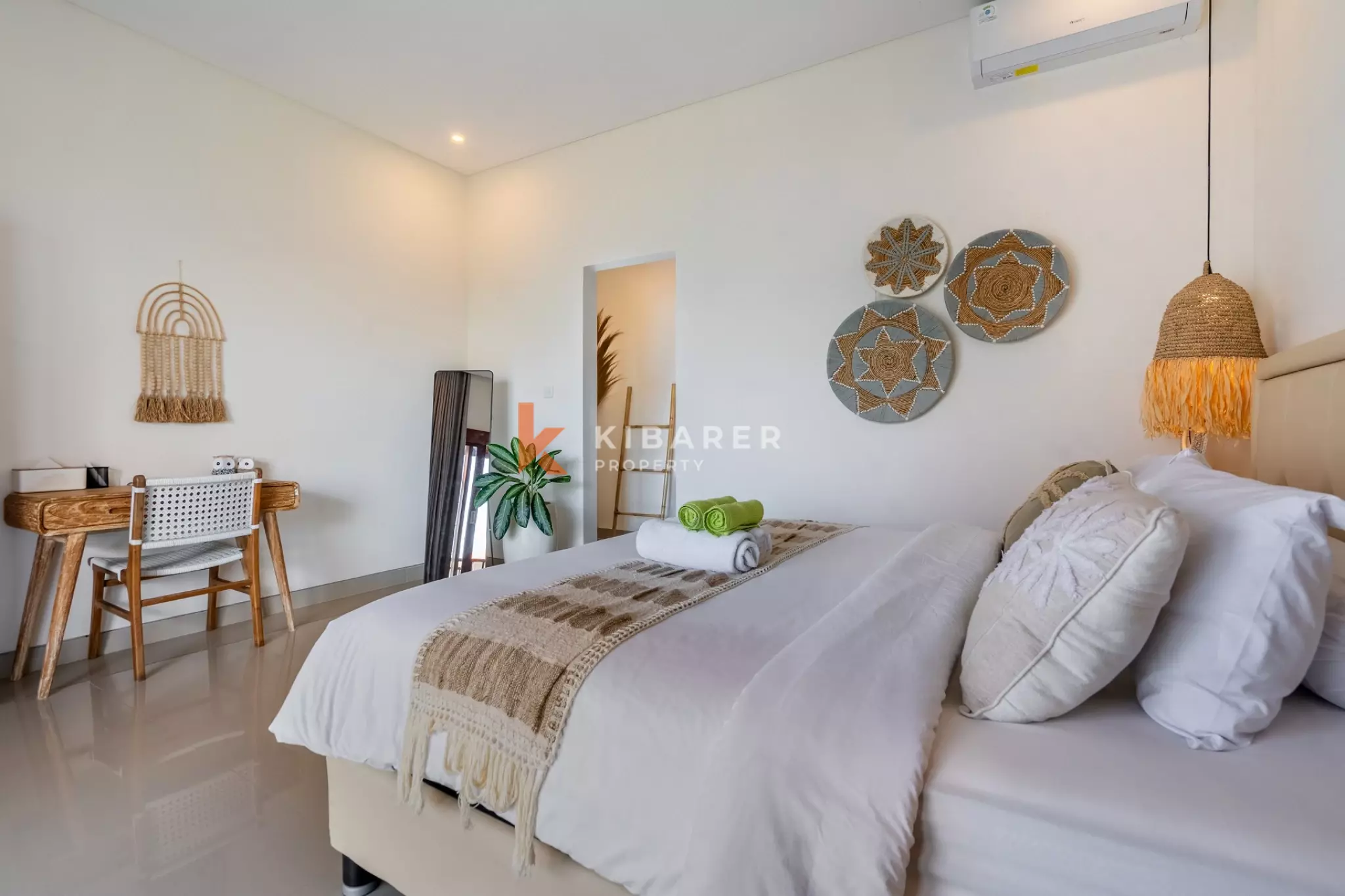 Boho-Chic Style Villa with Four Bedrooms and Enclosed Living Room, Just Steps from Echo Beach, Canggu — image 12