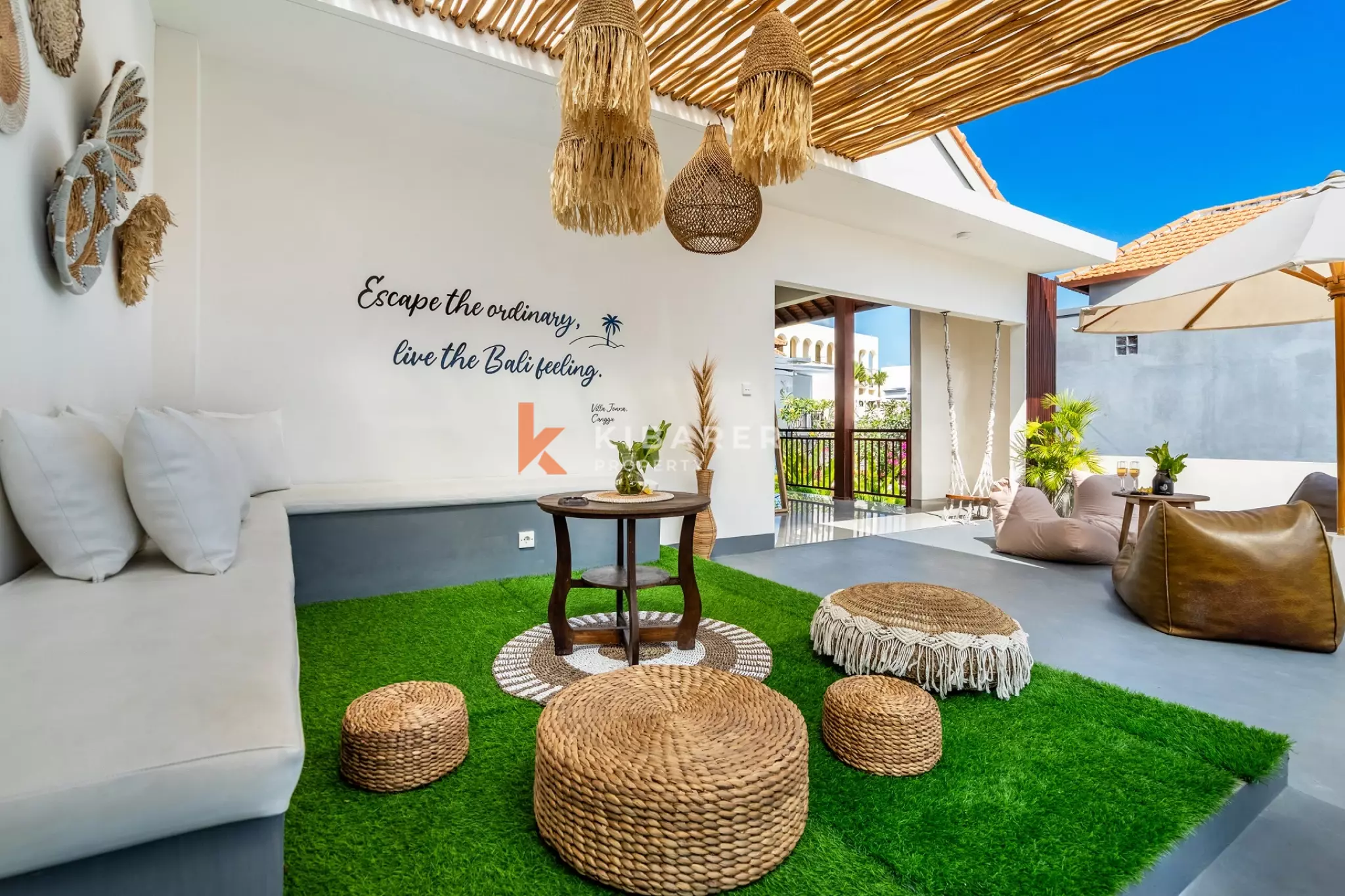 Boho-Chic Style Villa with Four Bedrooms and Enclosed Living Room, Just Steps from Echo Beach, Canggu — image 16
