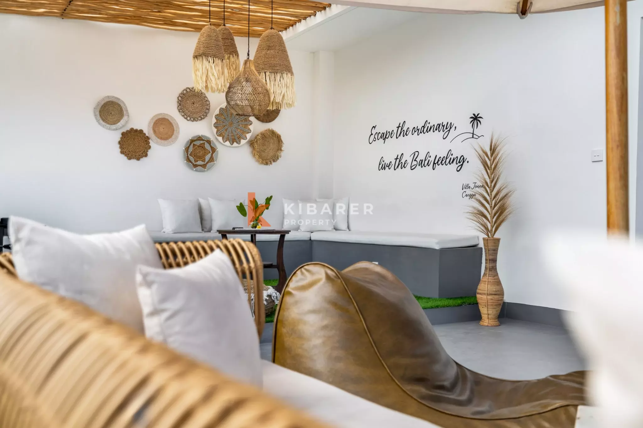Boho-Chic Style Villa with Four Bedrooms and Enclosed Living Room, Just Steps from Echo Beach, Canggu — image 17