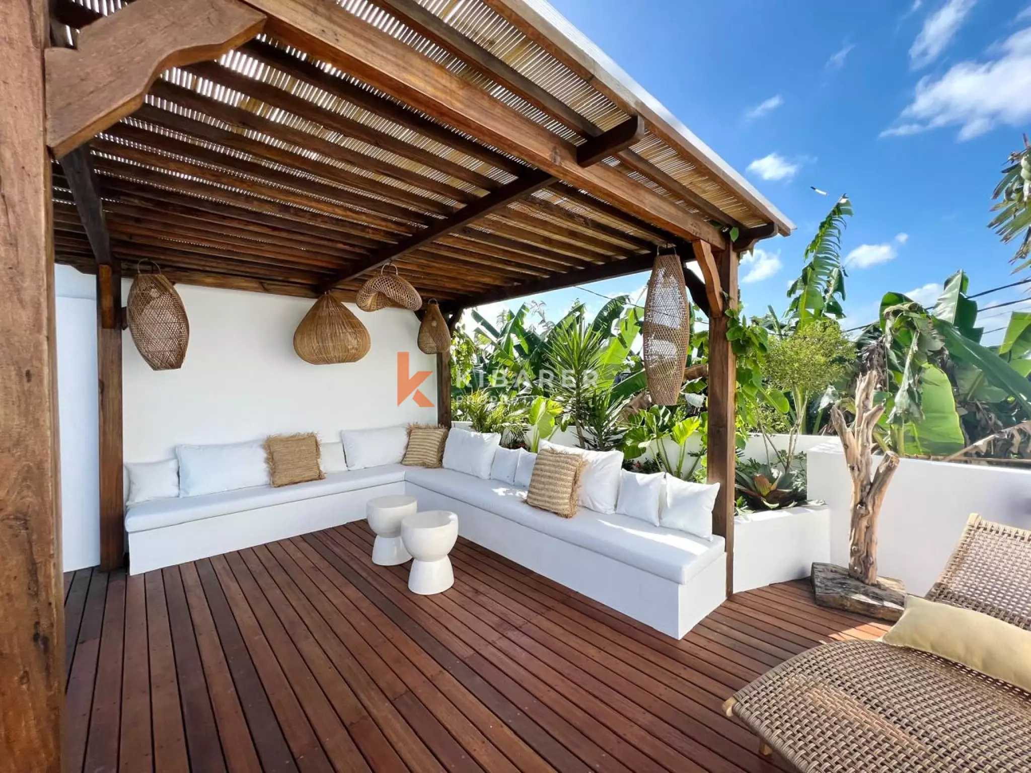 Three-Bedroom Tropical Modern Style Villa with Open Living Room & Rooftop Terrace in Tumbak Bayuh — image 5