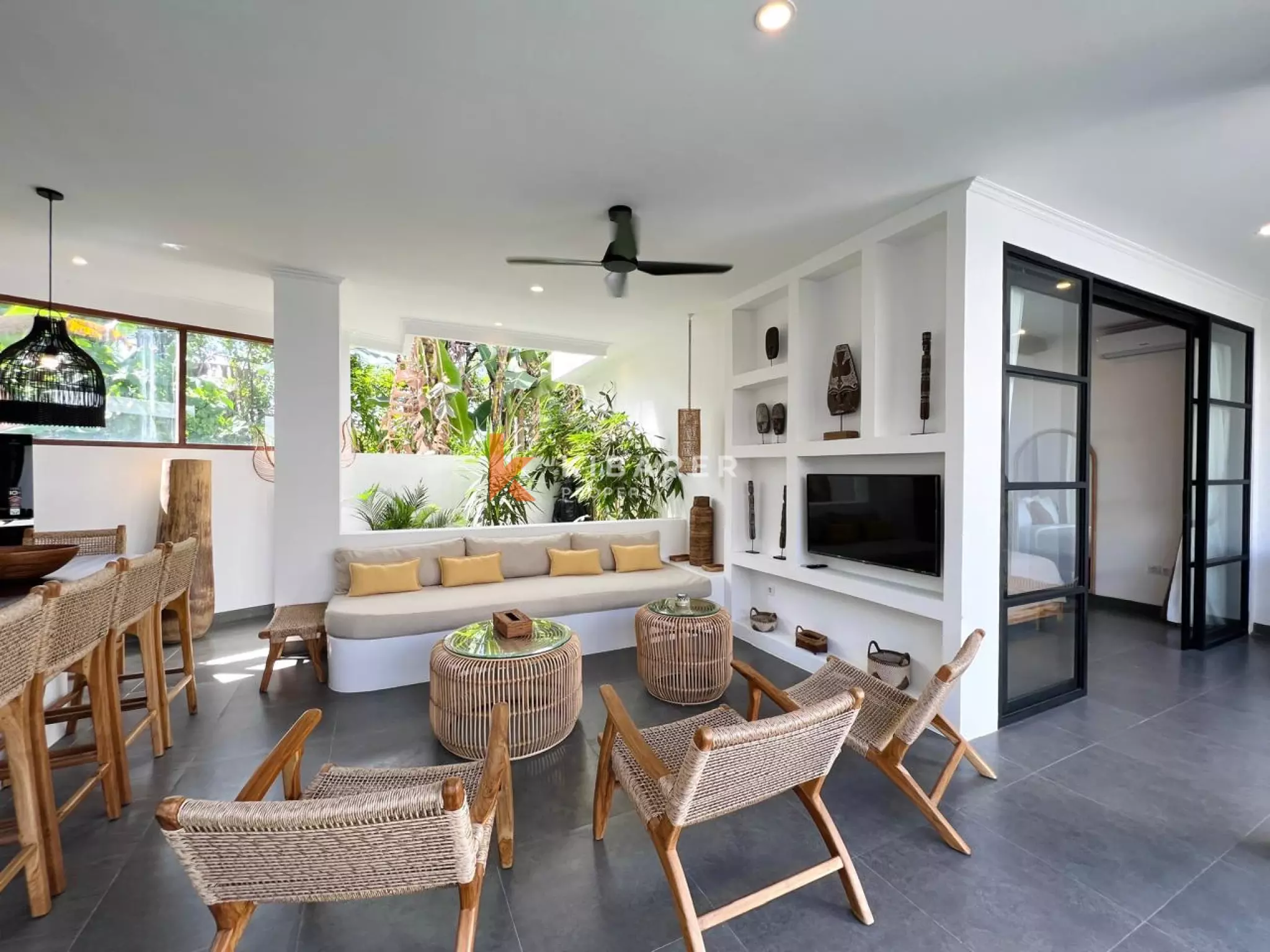 Three-Bedroom Tropical Modern Style Villa with Open Living Room & Rooftop Terrace in Tumbak Bayuh — image 10