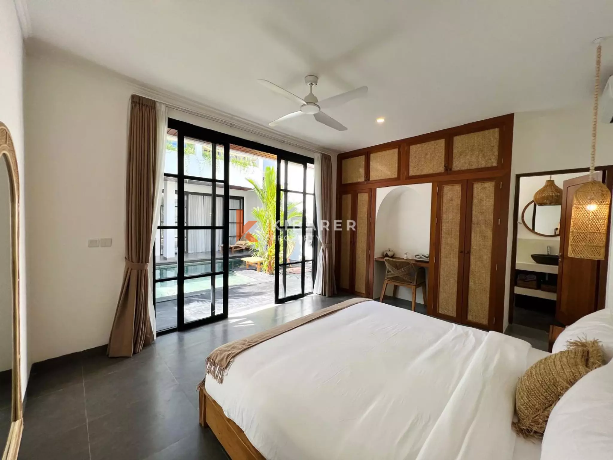 Three-Bedroom Tropical Modern Style Villa with Open Living Room & Rooftop Terrace in Tumbak Bayuh — image 15