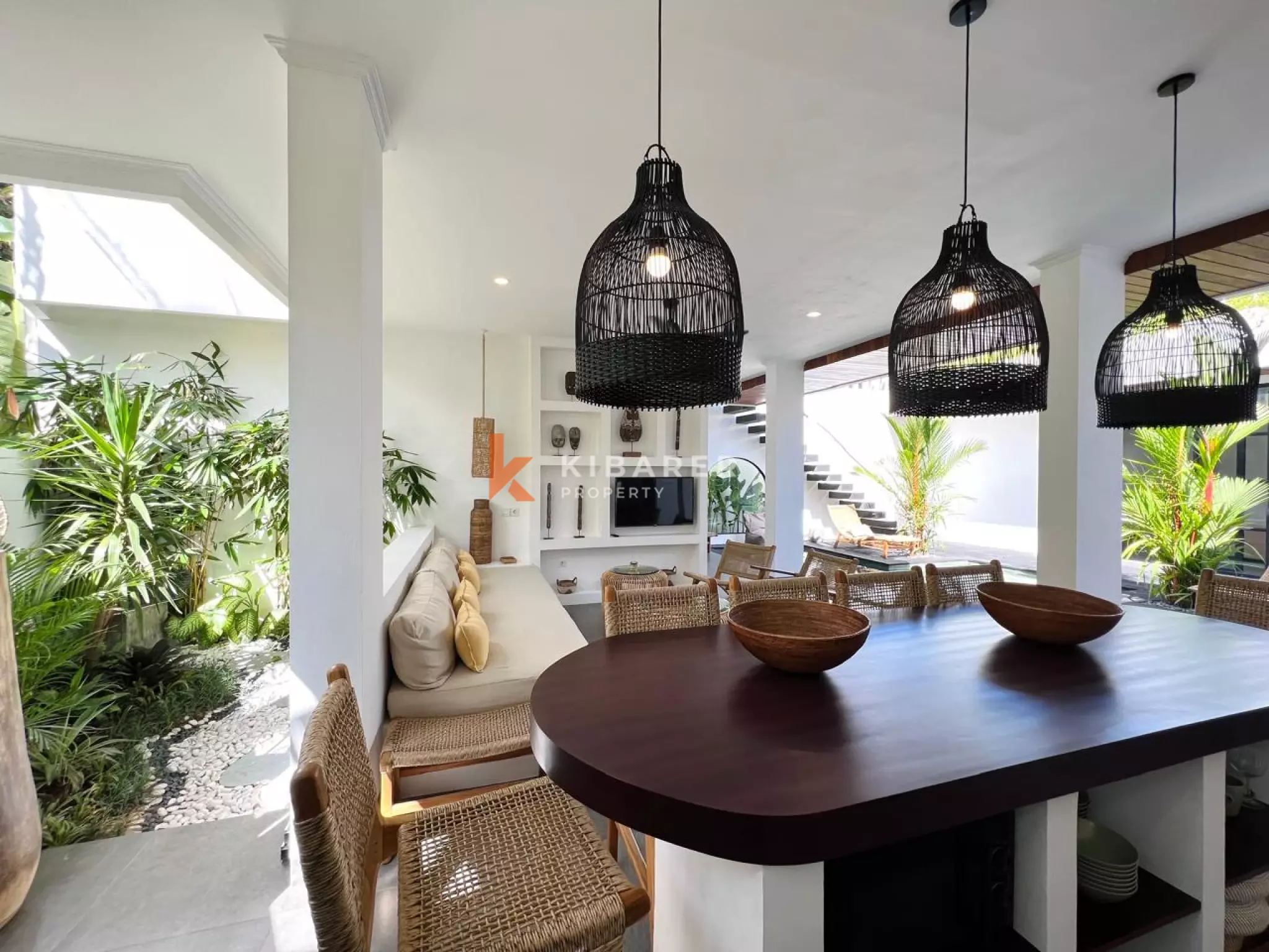 Three-Bedroom Tropical Modern Style Villa with Open Living Room & Rooftop Terrace in Tumbak Bayuh — image 7