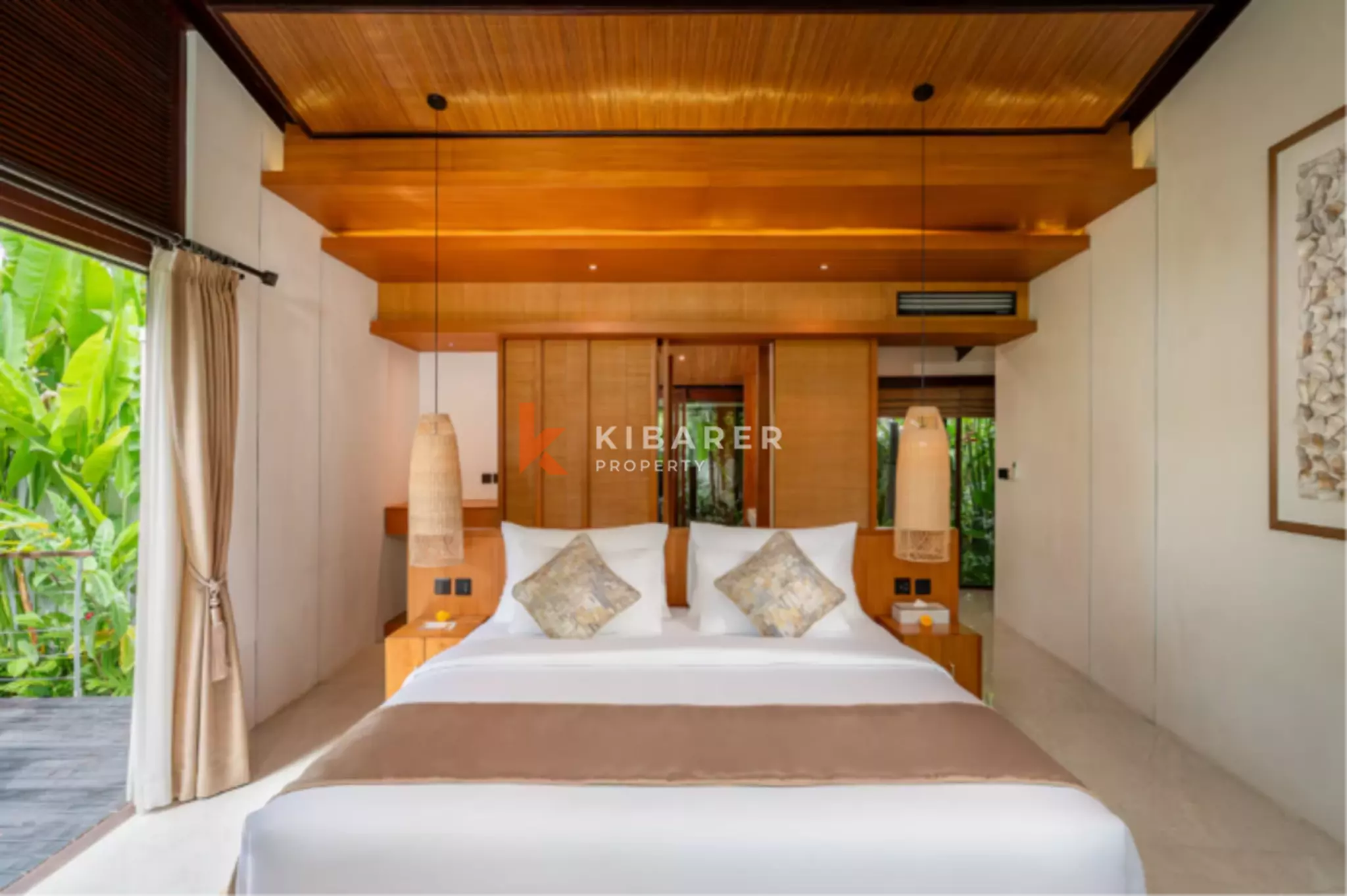 Luxurious and Tranquil Three-Bedroom Villa with Sauna & Gym in Canggu — image 13