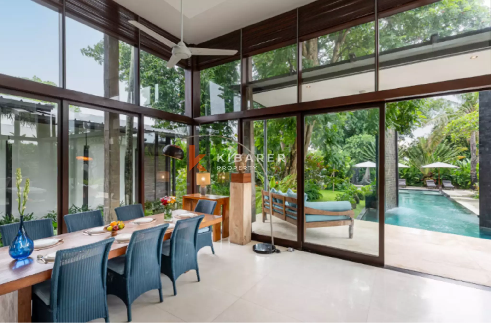Luxurious and Tranquil Three-Bedroom Villa with Sauna & Gym in Canggu — image 6