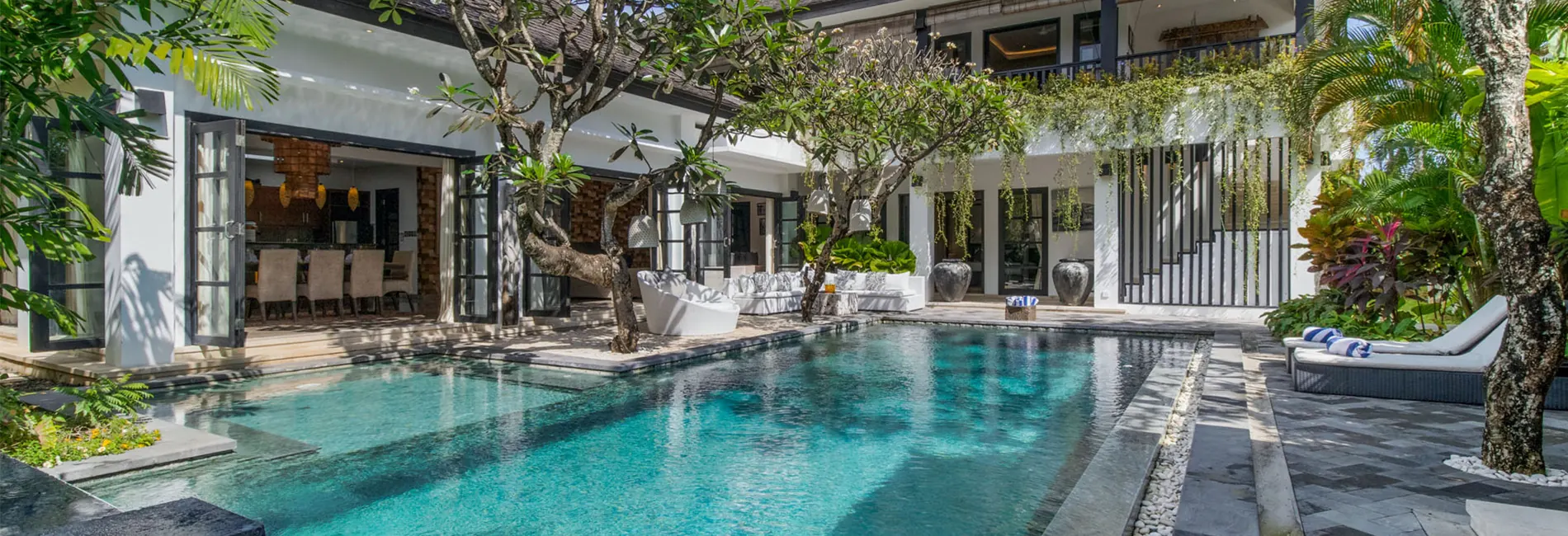 4 BR Tropical Garden Pool Villa Seminyak — 4BR Villa Rental in Seminyak — image 1