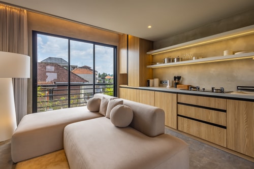 Designer 1BR Ubud Loft | Pool & Shared Rooftop - Ubud, Bali — image 1