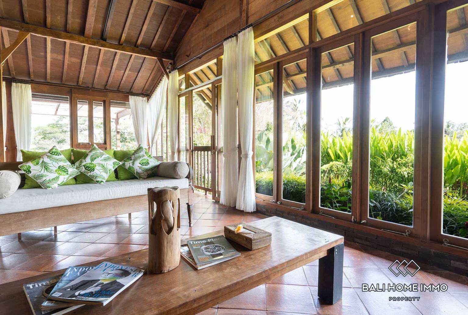 3 Bedroom Ricefield View Villa for Rent in Ubud — image 4